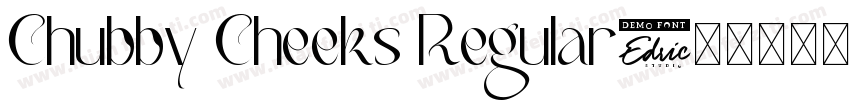 Chubby Cheeks Regular字体转换